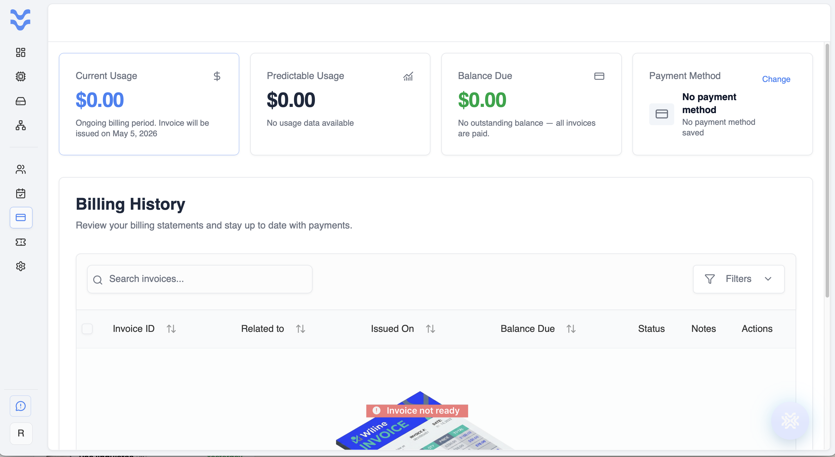 Billing overview